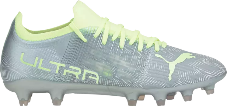 Бутсы Puma Wmns Ultra 3.4 FG Diamond Silver Fizzy Light, серебряный