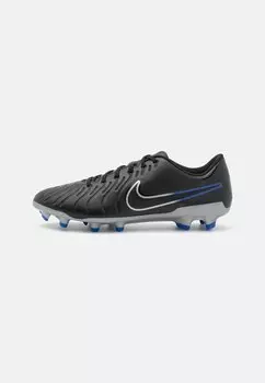 бутсы с шипами Legend 10 Club Mg Nike, цвет black/chrome/hyper royal
