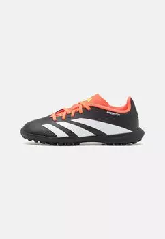бутсы с шипами Predator League Fg Unisex Adidas, цвет core black/footwear white/solar red