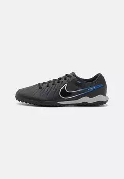 бутсы с шипами Tiempo Legend 10 Academy Tf Nike, цвет black/chrome/hyper royal
