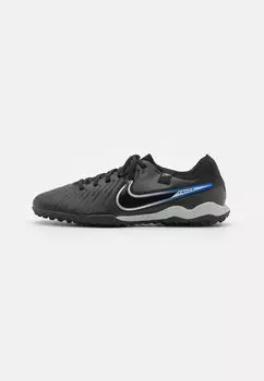бутсы с шипами Tiempo Legend 10 Pro Tf Nike, цвет black/hyper royal/chrome