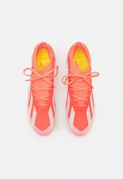 Бутсы с шипами X Crazyfast Elite Fg adidas Performance, солнечный красный/обувь белая/командная солнечно-желтая