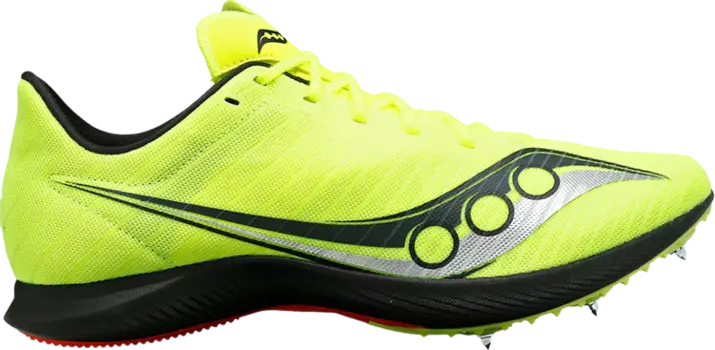 Бутсы Saucony Wmns Velocity MP Citron Black, желтый