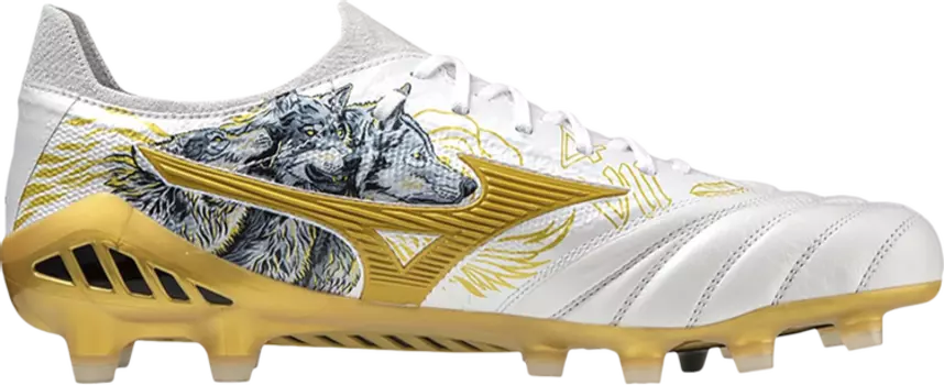 Бутсы Sergio Ramos x Morelia Neo 3 Beta SR4 Lion and Wolves, белый