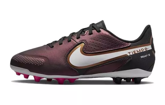 Бутсы Tiempo Legend 9 Academy MG «Burgundy White» GS Nike