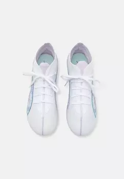Бутсы ULTRA 5 MATCH LACELESS BRILLIANCE FG/AG Puma, белый