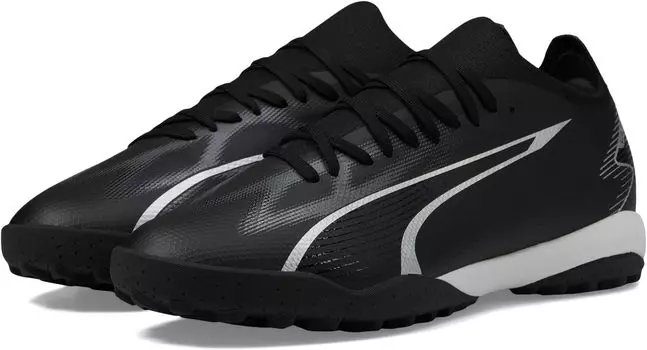 Бутсы Ultra Match Turf Training PUMA, цвет Puma Black/Asphalt