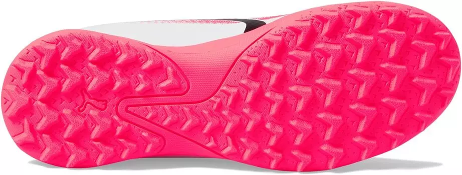Бутсы Ultra Play Turf Training PUMA, цвет PUMA White/PUMA Black/Fire Orchid