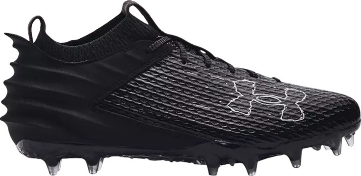 Бутсы Under Armour Blur Smoke 2.0 MC Black, черный