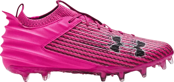 Бутсы Under Armour Blur Smoke 2.0 MC Rebel Pink, розовый