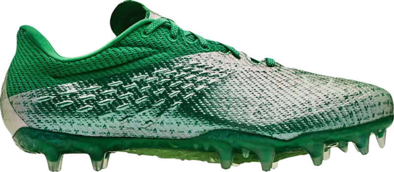 Бутсы Under Armour Blur Smoke MC Classic Green, зеленый