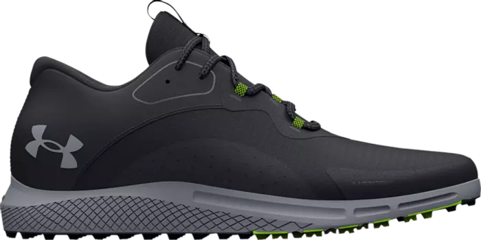 Бутсы Under Armour Charged Draw 2 Spikeless Golf Black Steel, черный
