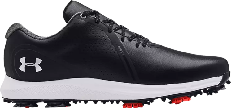 Бутсы Under Armour Charged Draw RST Golf Black White, черный