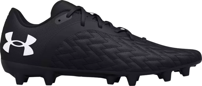 Бутсы Under Armour Clone Magnetico Premier 2 FG Black Orange Shock, черный