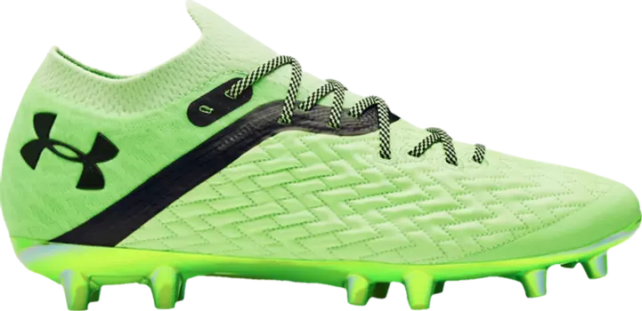 Бутсы Under Armour Clone Magnetico Pro FG Summer Lime, зеленый