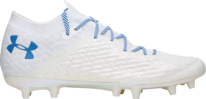 Бутсы Under Armour Clone Magnetico Pro FG White Victory Blue, белый