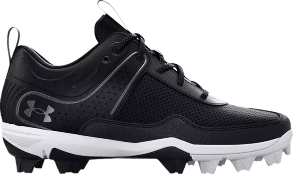 Бутсы Under Armour Glyde RM GS Black White, черный