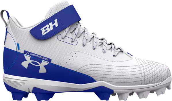 Бутсы Under Armour Harper 7 Mid RM White Royal, белый