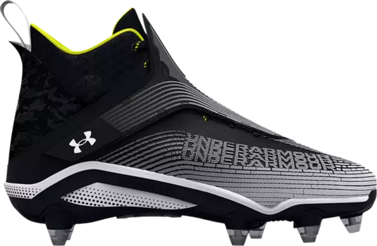 Бутсы Under Armour Highlight Hammer D Black White, черный