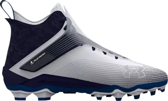 Бутсы Under Armour Highlight Hammer MC White Midnight Navy, белый