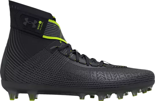 Бутсы Under Armour Highlight MC Black Jet Grey, черный