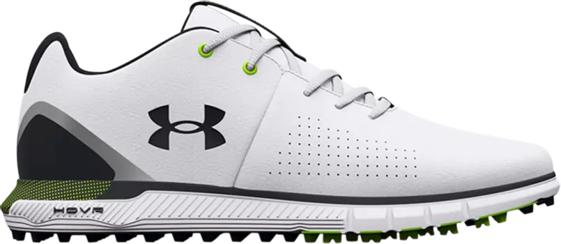 Бутсы Under Armour HOVR Fade 2 Spikeless Golf White Black Lime, белый