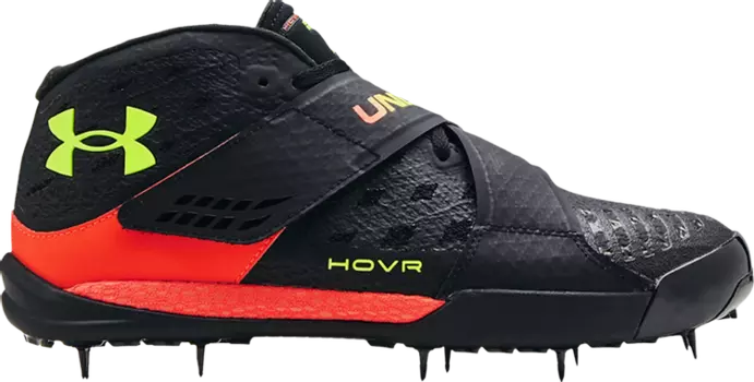 Бутсы Under Armour HOVR Silencer Black Phoenix Fire, черный