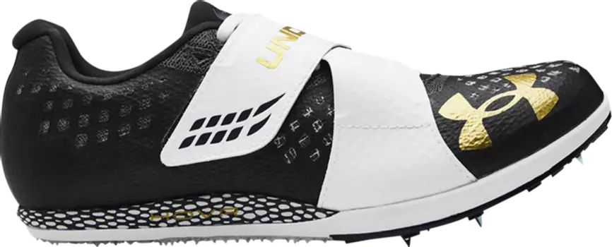 Бутсы Under Armour HOVR Skyline TJ Track Spikes Jet Grey White, серый