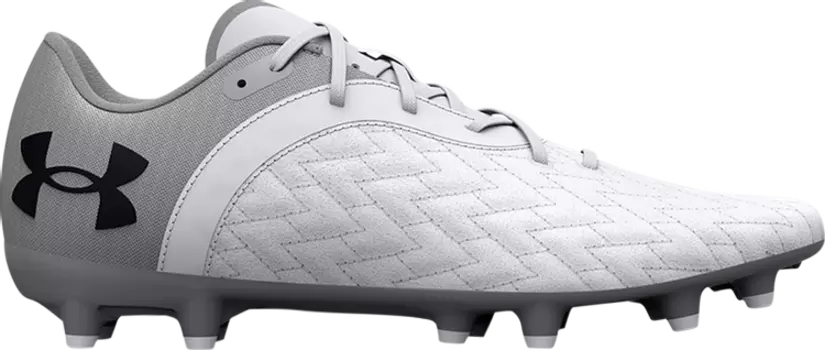 Бутсы Under Armour Magnetico Select 2.0 FG White Metallic Silver, белый