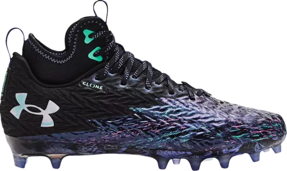Бутсы Under Armour Spotlight Clone 3.0 MC World Tour, черный