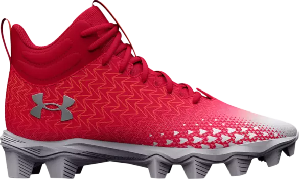 Бутсы Under Armour Spotlight Franchise 3.0 RM GS Red White, красный