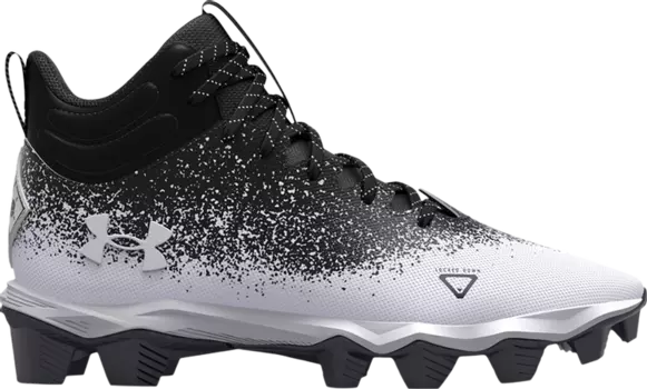 Бутсы Under Armour Spotlight Franchise RM 2.0 GS Black White, черный