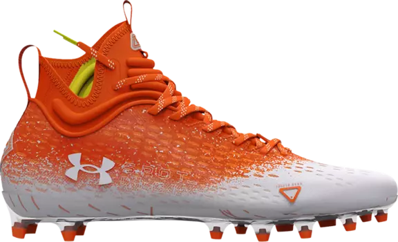 Бутсы Under Armour Spotlight Lux MC 2.0 Team Orange White, оранжевый