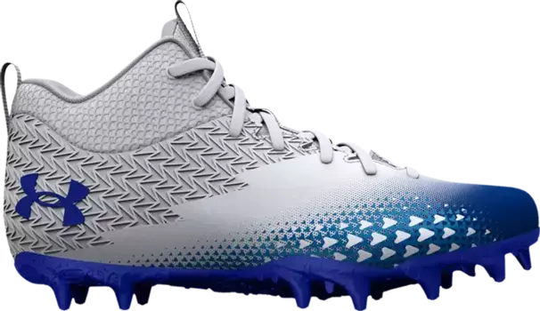 Бутсы Under Armour Spotlight Select 3 MC GS White Royal, белый