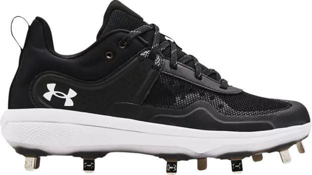 Бутсы Under Armour Wmns Glyde MT Black White, черный