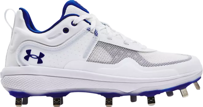 Бутсы Under Armour Wmns Glyde MT White Royal, белый