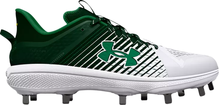 Бутсы Under Armour Yard Low MT Forest Green, зеленый