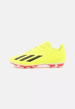 Бутсы X CRAZYFAST CLUB FXG UNISEX adidas Performance, цвет team solar yellow/core black/footwear white
