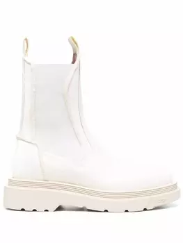 Buttero ботинки челси со вставками, белый