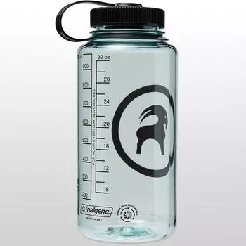 Бутылка Backcountry x Nalgene Goat Logo Wide Mouth Sustain 950 мл, голубой