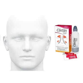 Бутылка для душа Clinsin Med Junior с 16 пакетиками для детей старше 4 лет, Natur Produkt Pharma