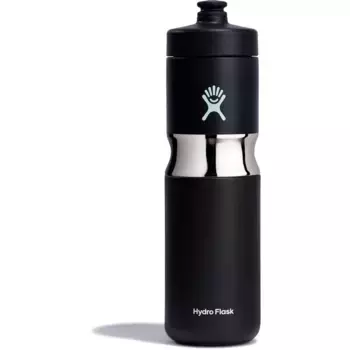 Бутылка для питья Hydro Flask «широкая вставка. Спортивная бутылочка", вакуумная изоляция TempShield, 600 мл, черный