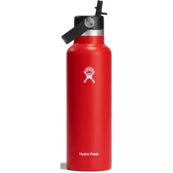 Бутылка для питья Hydro Flask «STANDARD FLEX STRAW CAP», (1 шт.), двойная изоляция TempShield, красный