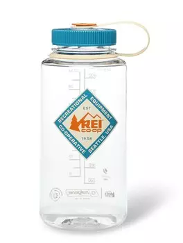 Бутылка для воды Rei Co-op Nalgene Sustain Graphic с широким горлышком, белый