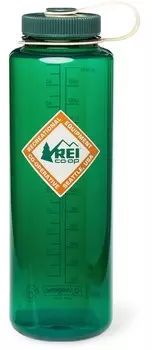 Бутылка для воды Rei Co-op Nalgene Sustain Graphic с широким горлышком, зеленый