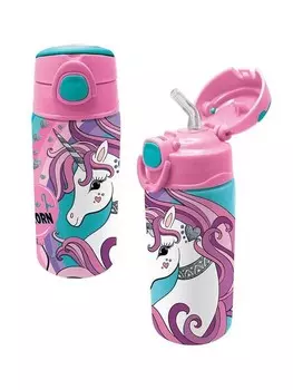 Бутылка Kids Movie Heroes Believe in Unicorn, розовый