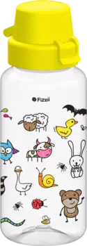 Бутылка питьевая Bambini желтая 400 мл 1 шт. Fizzii