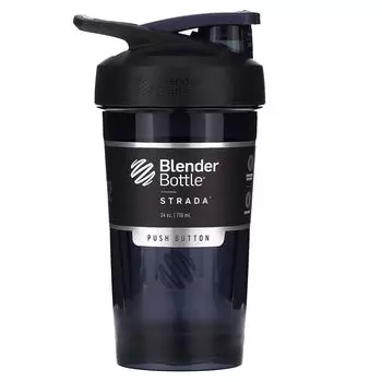 Бутылка, Strada, Tritan, FC Black, 24 унции (710 мл) Blender Bottle