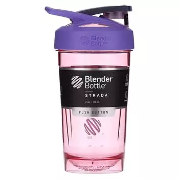 Бутылка, Strada, Tritan, FC Purple, 24 унции (710 мл) Blender Bottle