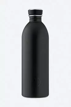 Бутылка Urban Bottle Tuxedo Black, 1 л. 24bottles, черный